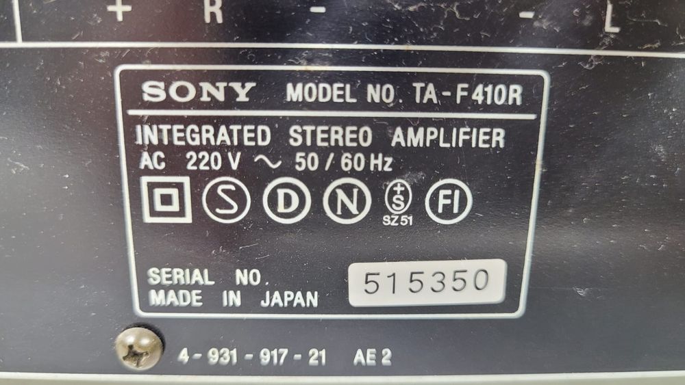 Sony TA F410R Japan solidny wzmacniacz DOBÓR AUDIO