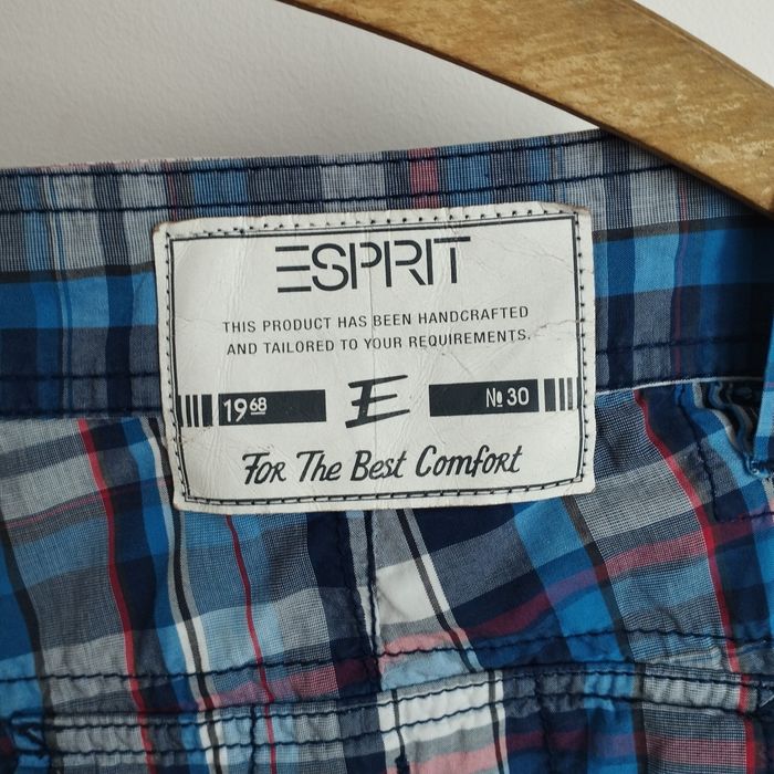 Spodenki męskie Esprit, bermudy, r. M, krata