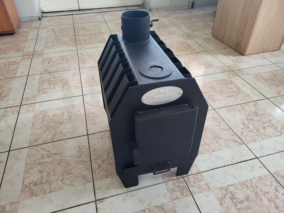 110м3! Эффективная Печь Булерьян из жаропрочной стали / Буржуйка