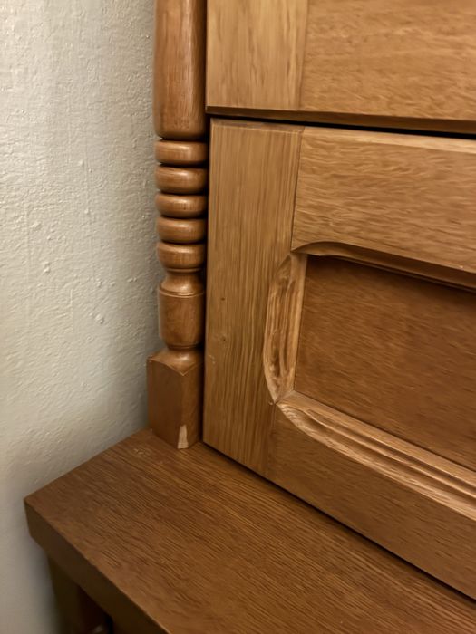 Regał drewniany, szafka RTV i stolik