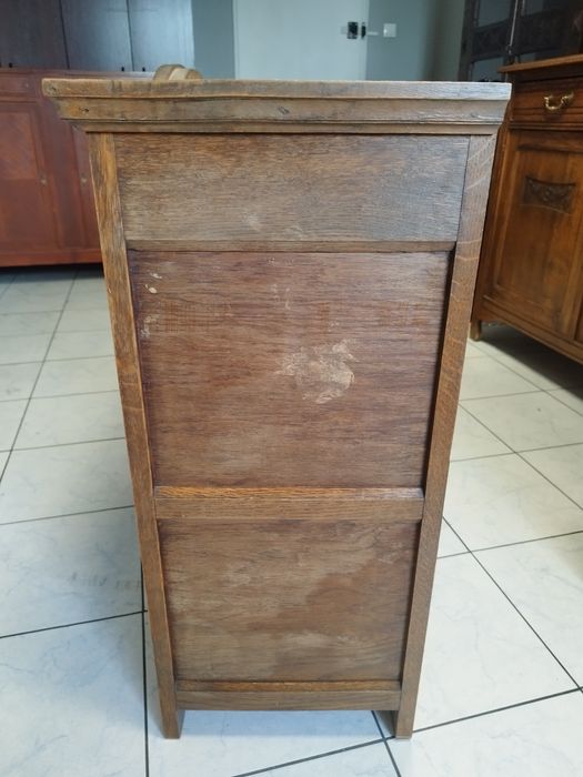 Witryna dębowa wisząca