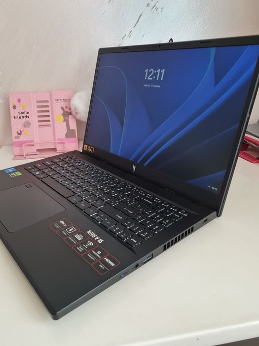 Ноутбук ігровий Acer nitro V15 rtx4050 i5-13420h 165hz 16/512 ssd бу 4% знос батареї