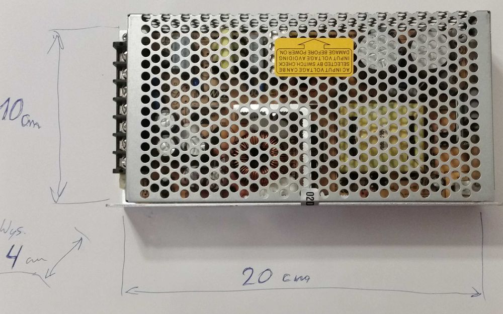 Zasilacz LED 12V 150W Cichy Stabilny kamery ledy, itp