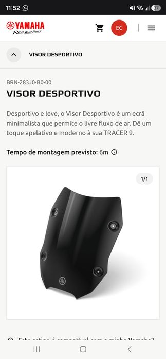Vidro Desportivo Tracer 9 GT