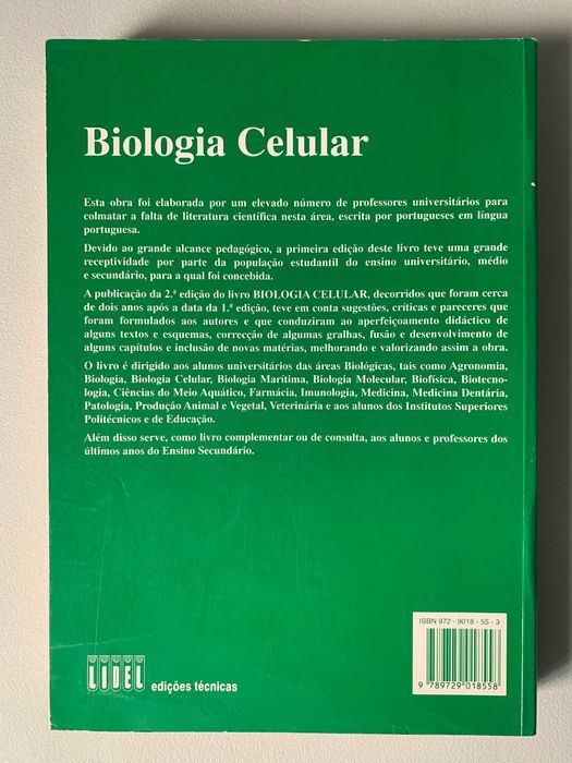 Biologia Celular, de Carlos Azevedo