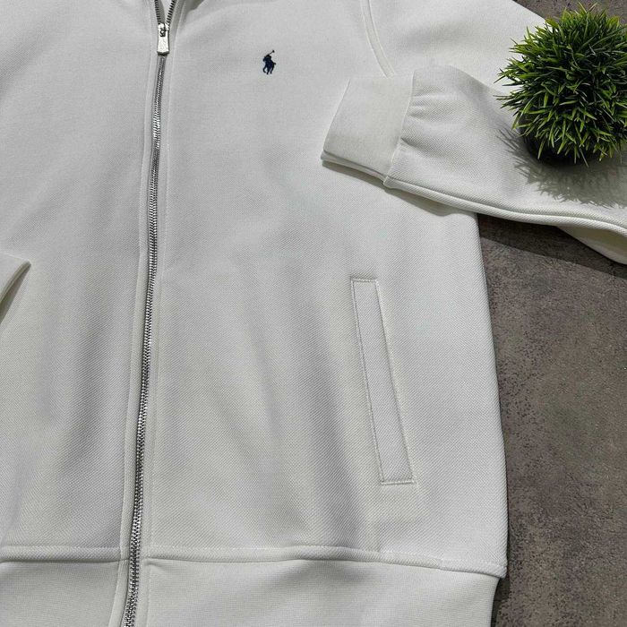 Біла чоловіча zip-ка Polo)