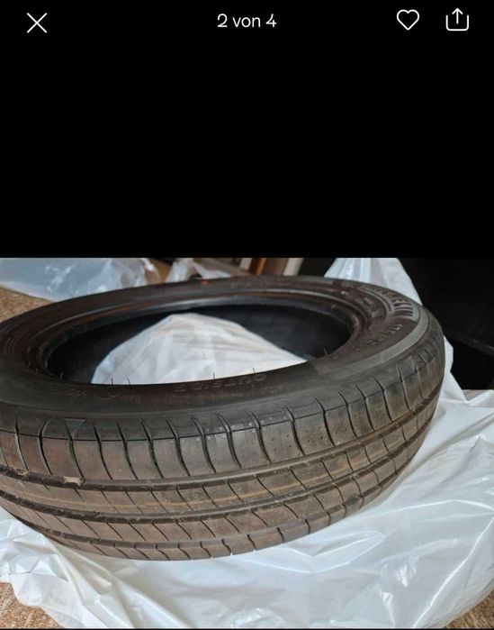 4 літні шини Michelin без дисків. 175/65 R17 (87H)"Німеччина 2025