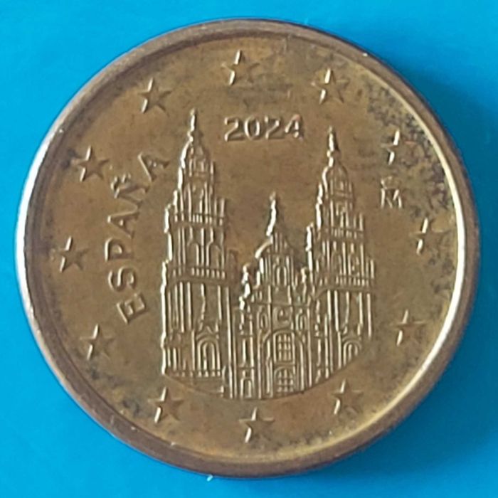 1 Cêntimo de 2024 de Espanha, Santiago Compostela