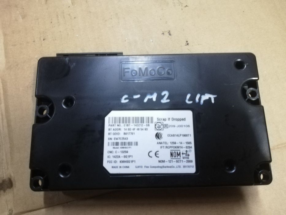 Moduł bluetooth głośnomówiący sterownik Ford C-max mk2 II lift Kuga 2