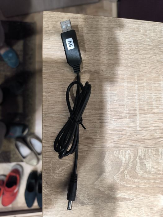 Кабель живлення wi-fi від павербанка