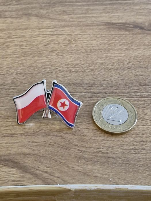 Przypinka Polska Korea