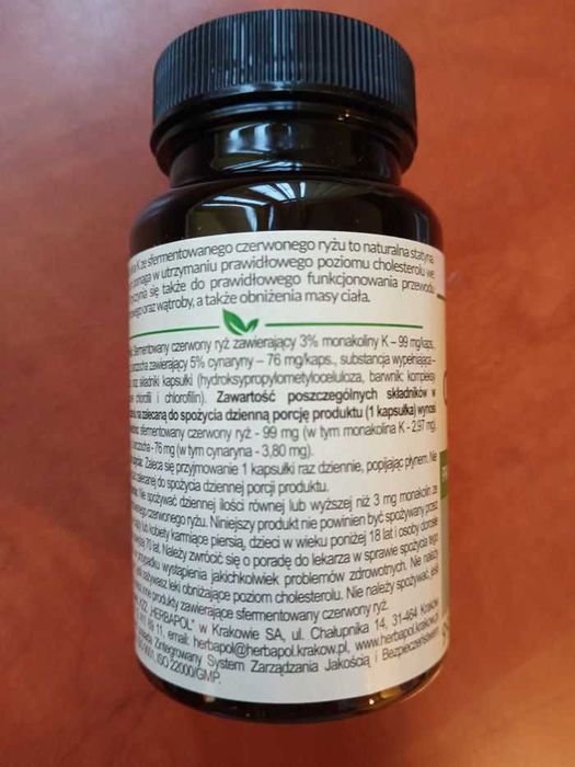 CHOLESTEROL+ duże opakowanie 90 kapsułek prawidłowy cholesterol