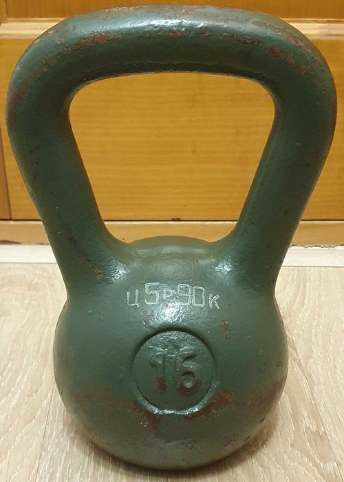 Гиря 16 кг СССР