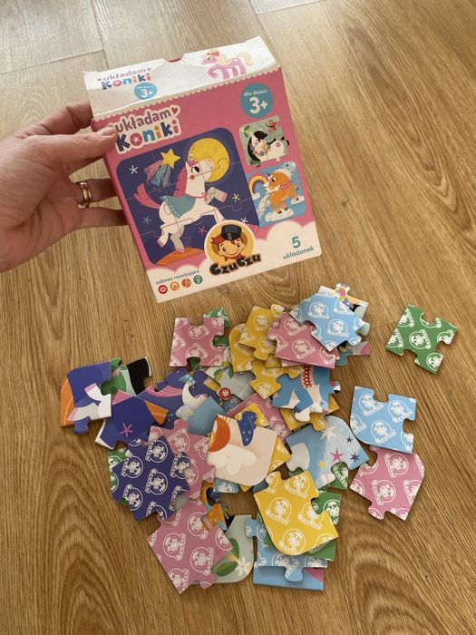 Puzzle czuczu jednorożce Ukladam koniki