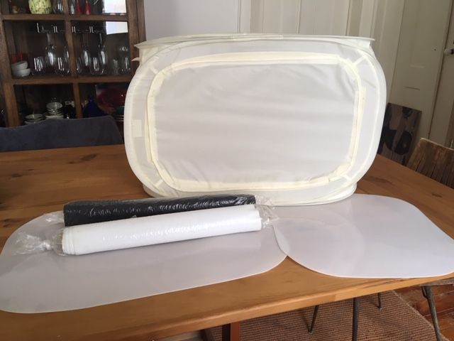 Tenda Lighthouse para fotografar objectos