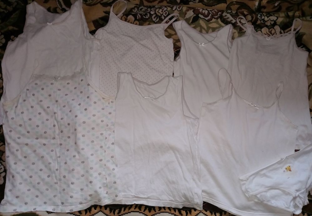 Білизна (маєчки) (пакетом) для дівчинки 7-8-9-10 років