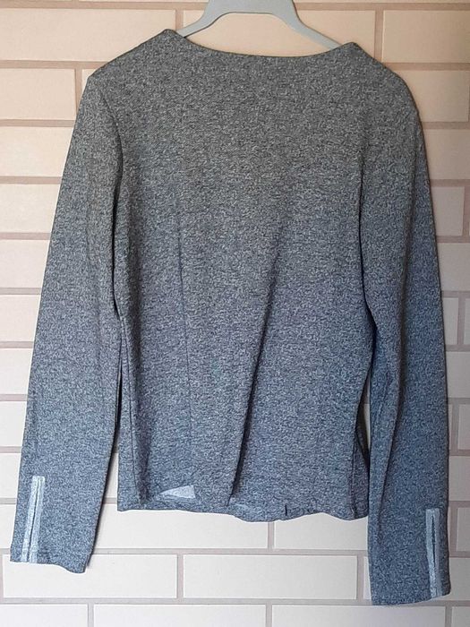 Szara bluza dresowa elegancka z długim rękawem Tchibo rozmiar 40 / M/L