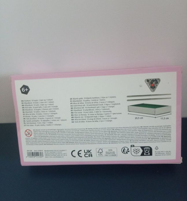 Mały Stół bilardowy zabawka metalowa