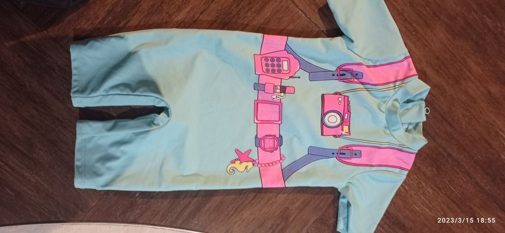 Ubranko kąpielowe strój kąpielowy uv  2/3 latka i recznik z kapturem