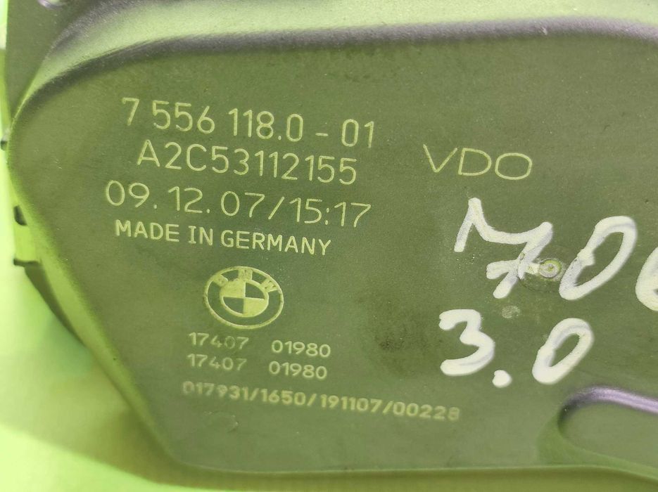 Дроссельная заслонка BMW X5 E70 E71 E60 F10 3.0d 3.0i 3.5i 4.8i БМВ Х5