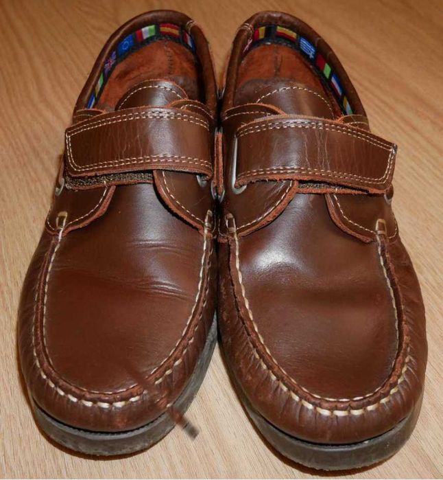 Sapatos iates criança castanho