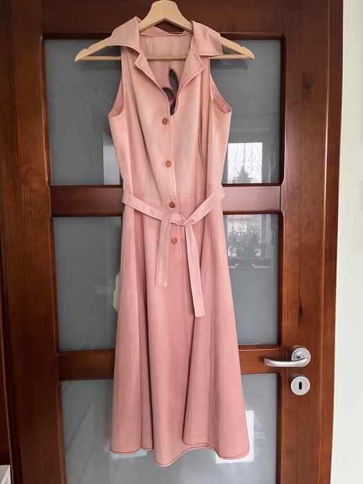 Sukienka letnia handmade vintage retro w stylu Marylin Monroe