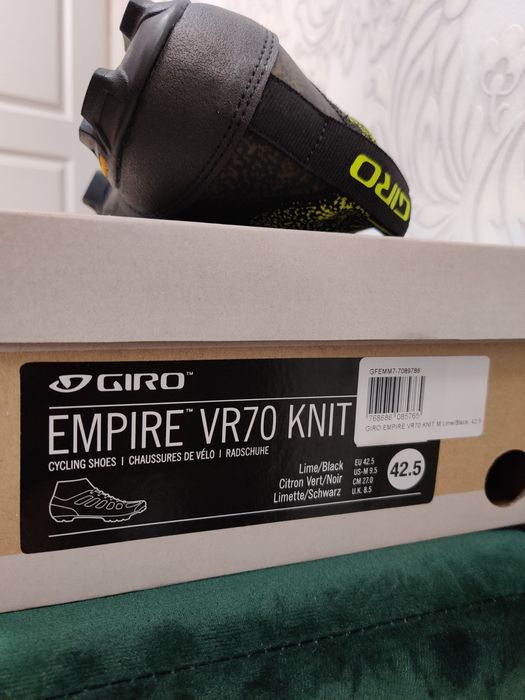 Buty rowerowe Giro vr70 knit 42.5 spd gravel nowe vibram 41.5