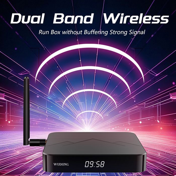 WUDUNG WD05 Android 14 Smart TV Box Amlogic S905Y5 4GB 32GB AV1