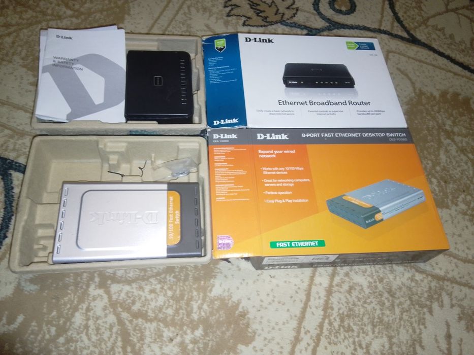 Лот мережевого обладнання (частково робоче)