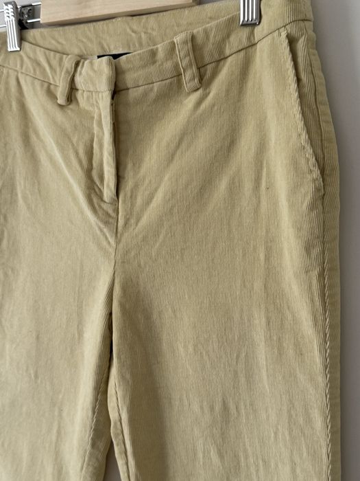 Birgitte Herskind sztruksowe spodnie Butter yellow