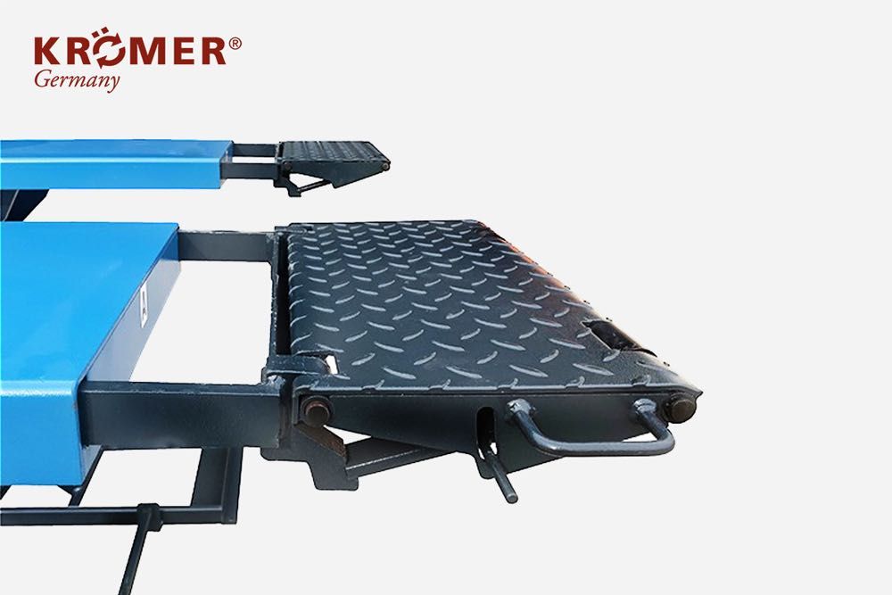 podnośnik nożycowy Krömer X40, 3t, dluga rampa, mobilny