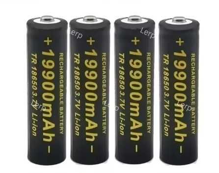 Bateria de íon de lítio 18650, 3.7v, 19900 mAh, grande capacidade