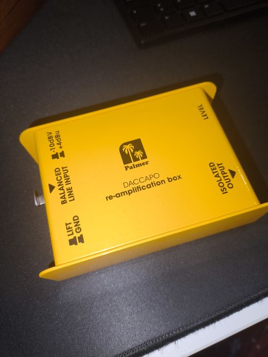 Reamp Box / Caixa de Reamplificação Palmer Daccapo