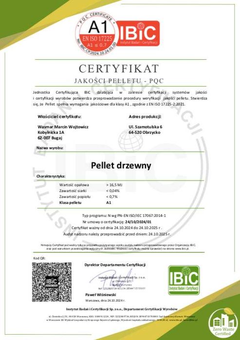 Certyfikowany Pellet MUTEKI bezpośrednio do producenta. Sklep firmowy