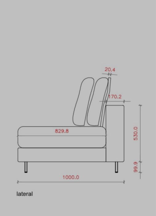 Sofá confortavel e moderno