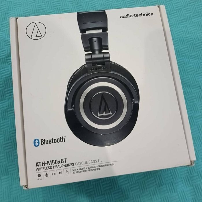 Навушники Audio-Technica ATH-M50xBT Black
