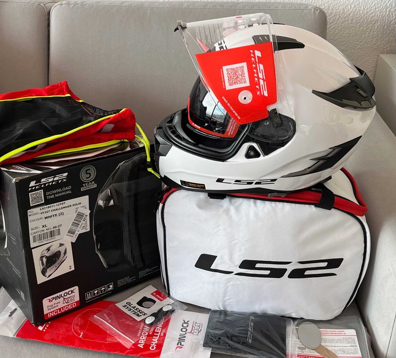 Capacete NOVO LS2 Challenger. Carbon/Kevlar. Desconto+Extras.Tm XL-XXL