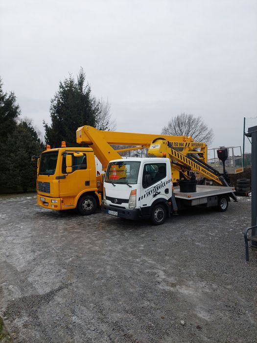 Podnośnik koszowy 20/30M Wrocław usługi 508.752.964  wynajem Oława