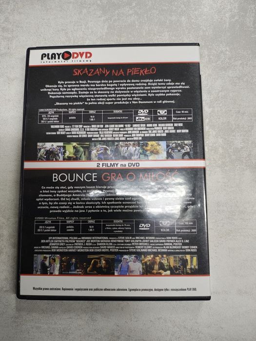 Skazany na piekło + Gra o miłość. 2 x dvd