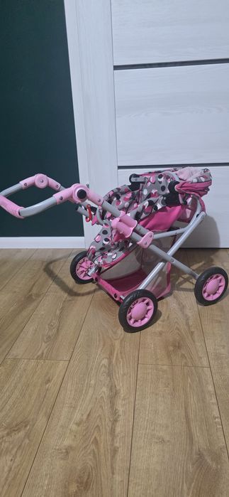 Wózek dla lalek 2w1  głęboki i spacerowy