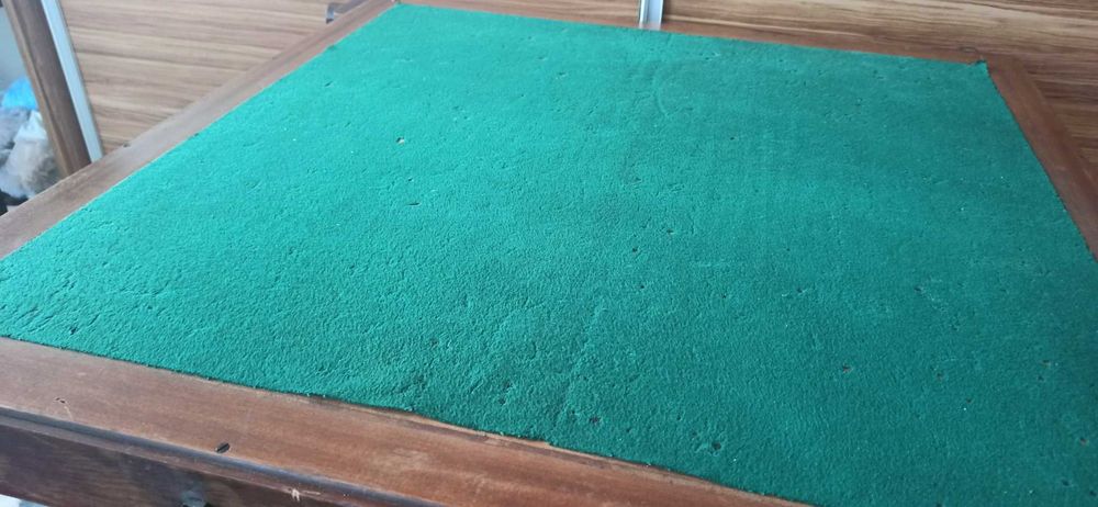 Polski zabytkowy stół bilardowy do grania w karty