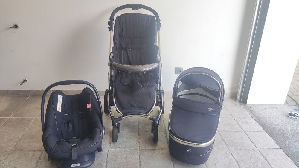 Conjunto de carrinho de Bebé Bebecar Hip Hop tech - cadeira, alcofa e ovo