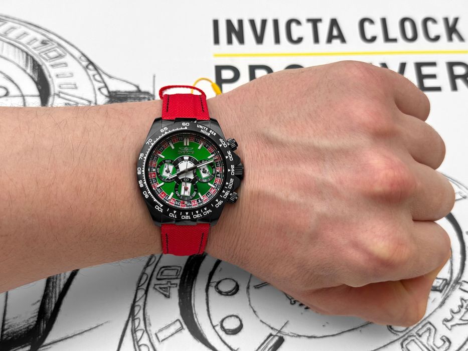 Годинник Invicta SPEEDWAY MONTECARLO 50518 Chronograph 40 мм. 100 MT.