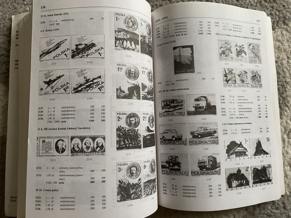 Katalogi  znaczków pocztowych 1987, 1992 - 1993