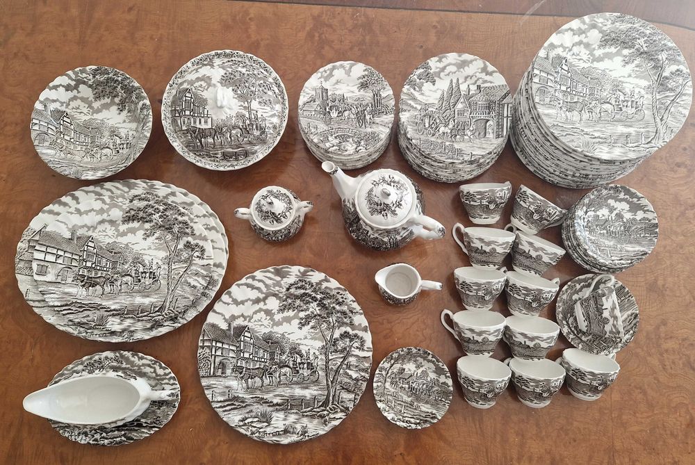 Serviço Chá + Serviço Jantar - Myott Royal Mail