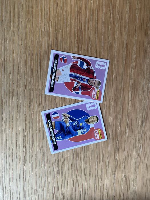 Ledend Mbappé e Haaland da Panini!