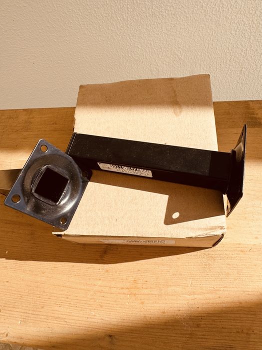 Lote 4 pés aço preto