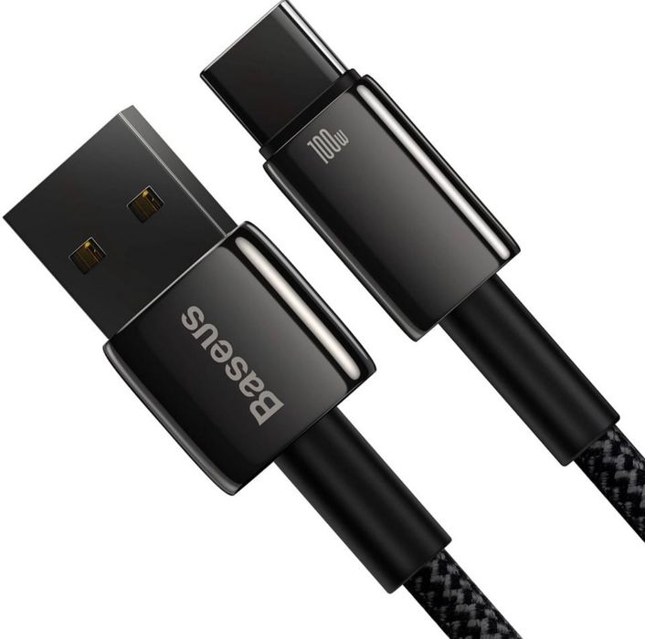 Кабель Baseus Tungsten Gold 100W USB-A → Type-C