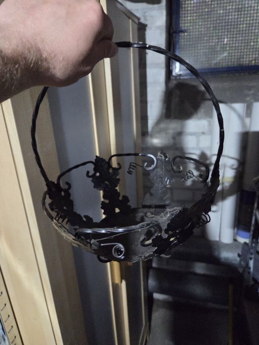 Koszyk ozdobny metal nierdzewna