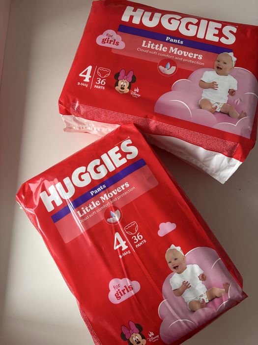 Huggies памперси трусики для дівчинки